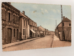 CPA - 80 - SAINT OUEN - La Rue Jean Jaurès - Couleur - Saint Ouen