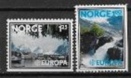 Norvège 1977 N° 698/699 Neuf Europa Paysages - 1977