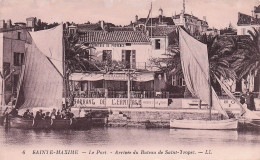 Sainte Maxime - Le Port - Arrivee Du Bateau De Saint Tropez  - CPA °J - Sainte-Maxime