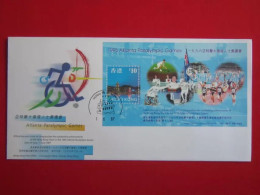 China Hong Kong FDC，1996 Atlanta Disabled Olympics - FDC