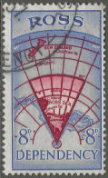 Ross Dependency. 1957 Definitives. 8d Used. SG 3 - Oblitérés