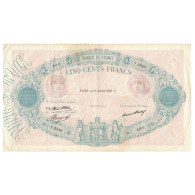 France, 500 Francs, Bleu Et Rose, 1936, Y.2349 460, TTB, Fayette:30.37, KM:66m - 500 F 1888-1940 ''Bleu Et Rose''