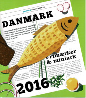 Denmark 2016, Complete Year Pack MNH(**) - Includes Proof By Martin Mörck. - Ganze Jahrgänge