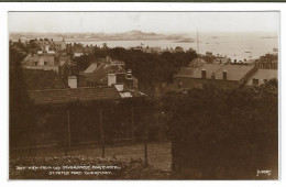 Real Photo Postcard, Guernsey, St. Peter Port, View From Old Government House Hotel, House, Street, Road. - Guernsey