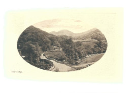 Wales  Postcard Aber Bridge Posted 1911. Penmoenmawr. Railway Sorting Office. Postmark. - Gwynedd