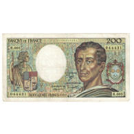 France, 200 Francs, Montesquieu, 1981, R.005 044431, TB+, Fayette:70.1, KM:155a - 200 F 1981-1994 ''Montesquieu''