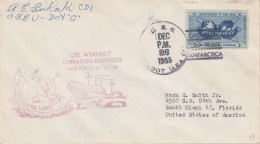 USA Operation Deepfreeze VX-6  USS Wyandot Signature Ca Wyandot DEC 26 1955 (UA158) - Voli Polari