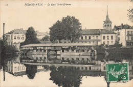 Romorantin * Le Quai St étienne * Bateau Lavoir - Romorantin