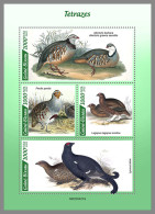 GUINEA BISSAU 2022 MNH Grouse Moorschneehühner Tetras M/S - OFFICIAL ISSUE - DHQ2324 - Gallinacées & Faisans