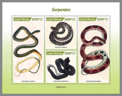 GUINEA BISSAU 2022 MNH Snakes Schlangen Serpents M/S - OFFICIAL ISSUE - DHQ2324 - Serpents