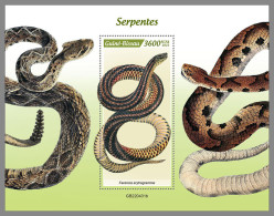 GUINEA BISSAU 2022 MNH Snakes Schlangen Serpents S/S - OFFICIAL ISSUE - DHQ2324 - Serpents