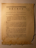 DECRET CONVENTION NATIONALE Du 19 SEPTEMBRE 1793 - ALLIANCE ENTRE DEUX JUGES APRES LEUR ELECTION EXCLUSION DU PREMIER- - Decretos & Leyes