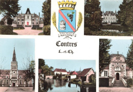 Contres * Souvenir De La Commune * Cp 5 Vues - Contres