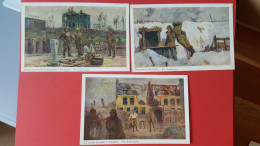 6 Cartes Postales Correspondance Militaire,diverses Scènes  , Illustrateur André Lynen - Altri & Non Classificati