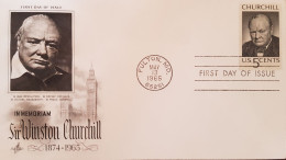 USA ETATS UNIS FDC 1965 WINSTON CHURCHILL - 1961-1970