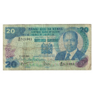 Billet, Kenya, 20 Shillings, 1984, 1984-07-01, KM:21c, TB - Kenia