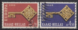 GREECE 974-975,used,falc Hinged - 1968