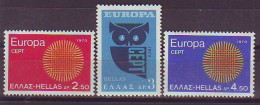 GREECE 1040-1042,unused - 1970