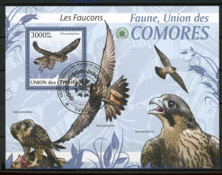 AR2-21 Comores Bloc N° 210 Oblitéré Les Faucons Oiseaux à 10 % De La Cote   A Saisir !!! - Comores (1975-...)