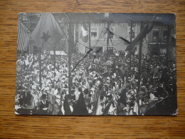 Auvelais  Carte Photo Fete Patriotique 1919 - Sambreville