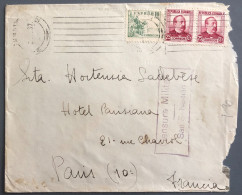 Espagne, Divers Sur Enveloppe De San Sebastian 1937 + Censure San Sebastian - (W1212) - Lettres & Documents