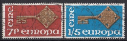 IRELAND 202-203,used,falc Hinged - 1968