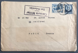 Espagne, Divers Sur Enveloppe De Vitoria 31.10.1938 + Censure San Sebastian - (W1214) - Brieven En Documenten