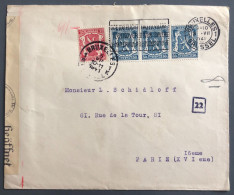 Belgique, Divers Sur Enveloppe De Bruxelles 5.7.1941 + Censure - (W1222) - WW II (Covers & Documents)