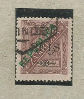 Port, Zambezia, 1914,# 73,sobrecarga Republica Verde , Usado, L685 - Zambesia