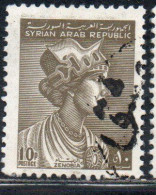 SYRIA SYRIE SIRIA 1963 QUEEN ZENOBIA OF PALMYRA 10p USED USATO OBLITERE' - Syria