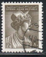 SYRIA SYRIE SIRIA 1963 QUEEN ZENOBIA OF PALMYRA 10p USED USATO OBLITERE' - Syria