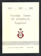 KONINKLIJKE FANFARE "DE EENDRACHT" BUGGENHOUT -1855-1860-1980 - SEPTEMBER 1980 - Antiguos