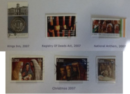 Irlande N° 1786 à 1788 + 1805 à 1807 Oblitérés 2007 - Used Stamps
