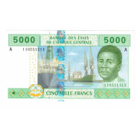Billet, États De L'Afrique Centrale, 5000 Francs, 2002, 2002, KM:409A, NEUF - Stati Centrafricani