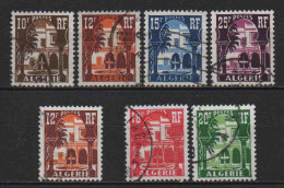 Algérie - 1954 - Cour Mauresque    - N° 313A à 314A +335/340A-341 -  Oblit  - Used - Gebruikt