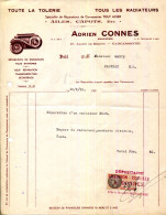 FACTURE.11.AUDE.CARCASSONNE. TOUTE LA TOLERIE.TOUT LES RADIATEUR.ADRIEN CONNES 10 ALLÉE DE BEZONS. - Automobile