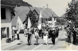 ARGOVIE - SCHINZNACH DORF FANFARE DE SCHINZNACH CORTEGE DEFILE Drapeau - Foto Eckert Brugg - Brugg