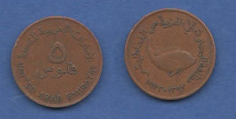 Emirati Arabi 5 Fils 1973 UAE - Verenigde Arabische Emiraten