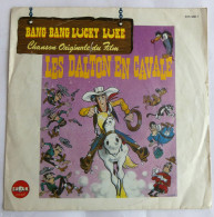 Disque Vinyle 45T BANG BANG LUCKY LUKE LES DALTON EN CAVALE - SABAN 815986-7 - Pochette MORRIS 1983 - Schallplatten & CD