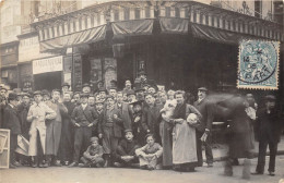 PARIS-CARTE-PHOTO- CAFE - - Cafés, Hoteles, Restaurantes