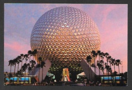 Orlando  Florida - Disney World - Epcot's Center - Spaceship Earth - By Walt Disney's Production - Orlando