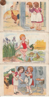 3 Cartes Postales Anciennes Des Fables De La Fontaine   Illustration  PAHN ( Carte éditions PC ) - Fiabe, Racconti Popolari & Leggende