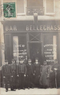 95-ARGENTEUIL- CARTE-PHOTO- CAFE BELLECHASSE - A CONTRÔLER - Argenteuil