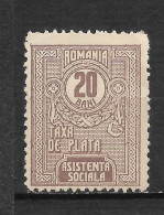 ROUMANIE   TAXE N° 71 - Port Dû (Taxe)