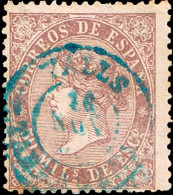 Tarragona - Edi O 98 - 50 Milm. - Mat Fech. Tp. II  Azul "Valls" - Used Stamps