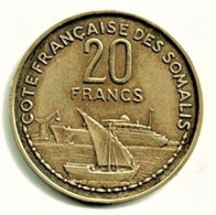 COTE FRANCAISE DES SOMALIS/ 20 FRANCS / 1952 / ETAT TTB + - Yibuti (Territorio De Los Afars Y De Los Issas)