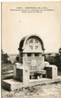 MONTREUX (54)   - MONUMENT ELEVE à La MEMOIRE De Ses ENFANTS MORTS Pour La FRANCE - - Monumenti Ai Caduti