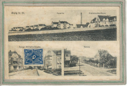 CPA  (Allemagne-Saxe-Anhalt) - BURG-b.-M.- Postkarte Mit Mehreren Ansichten - Burg