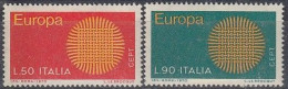 ITALY 1309-1310,unused - 1970