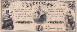 BILLETE DE HUNGRIA DE 2 FORINT DEL AÑO 18-- SIN CIRCULAR (UNC) (BANKNOTE) - Hongrie